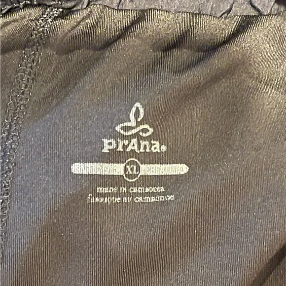 Prana Mens Black Drawstring Athletic Shorts with Side Pocket Size XL - Picture 7 of 9